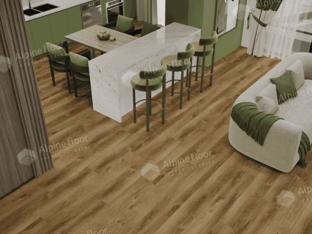 Инженерная кварц-виниловая плитка Alpine floor Премиум 12 (PREMIUM 12) Дуб Карте ECO 24-7